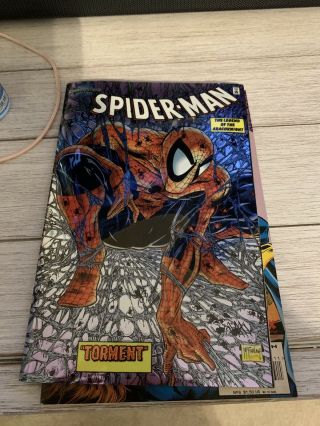 Mcfarlane Spider - Man 1 - 1998 Chromium Marvel Collectible Classics 2 Great Book