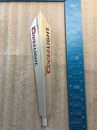 5 Tap Handle Coors Light Made With Recycled Cans