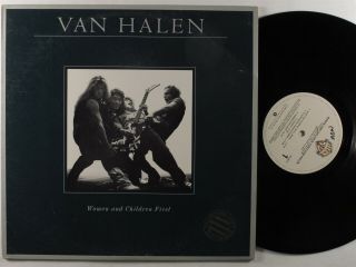 Van Halen Women And Children First Warner Bros Lp Vg,  W/poster Promo ^