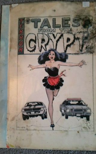 Tales From The Crypt Comic Book Cover Art From Tv Show