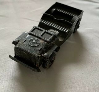 Vintage Tootsietoy Army Jeep Made In Usa