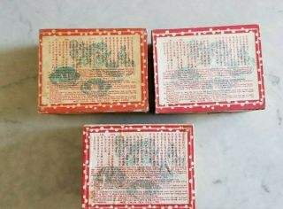 SET OF 3 - VINTAGE ANTIQUE ASIAN CHINESE CHINA MEE CHUN HONG KONG TEA BOXES 6