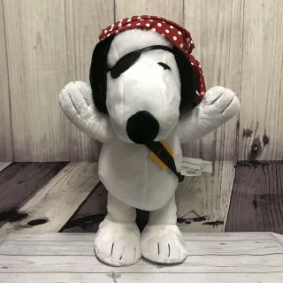 Snoopy Halloween Pirate Peanuts Door Greeter Gemmy Large Holiday Plush (s5