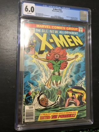 The X - Men 101 Cgc 6.  0 (oct 1976,  Marvel)