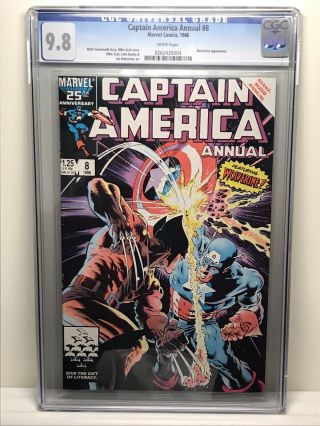 Captain America Annual 8 Cgc 9.  8 
