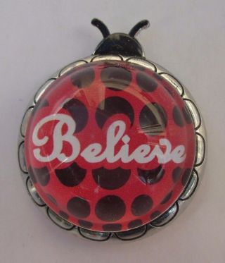 G Believe Inspirational Ladybug Message Figurine Miniature Ganz