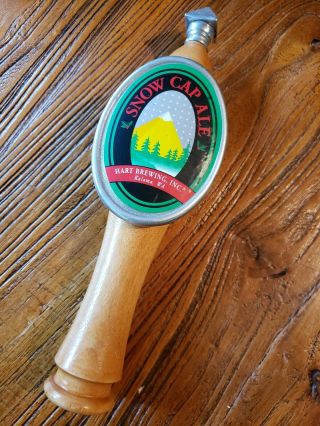 Snow Cap Ale Beer Tap Handle - Hart Brewing - Kalama,  Washington -