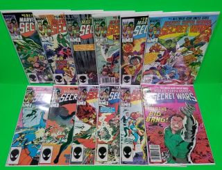 1984 Marvel Heroes Secret Wars Complete Series 1 - 12 Key Venom Issue 8