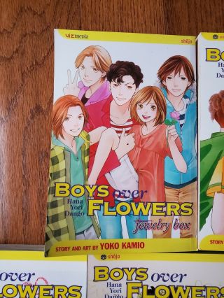 Boys Over Flowers Hana Yori Dango Volumes 1 - 36 complete set,  BONUS jewelry box 6