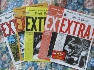 Extra Complete Set 1 - 5 Gemstone Reprints Near Unread Ec Comics