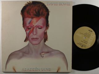 David Bowie Aladdin Sane Rca Lp Vg,  Gatefold ^