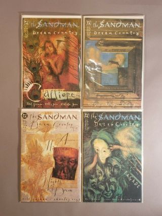 Sandman 17 18 19 20 (dc,  1990) Dream Country Neil Gaiman Doran Jones Vess