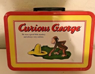 1999 Frankford Candy& Choc Curious George Metal Popcorn 13 