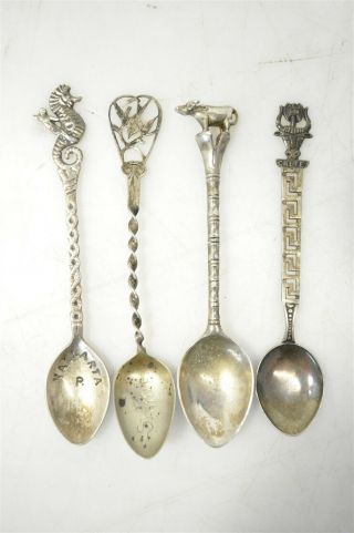 Vintage Sterling Silver 925 Souvenir Spoons 75g Flatware Forks Mexico Seattle 2