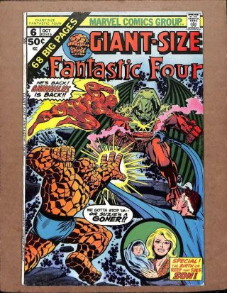 Giant Size Fantastic Four 6 - The Birth Of Reed & Sue 