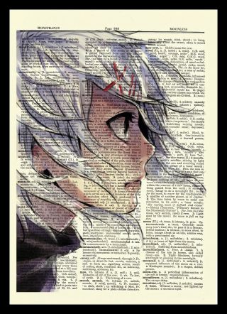 Juuzou Suzuya Tokyo Ghoul Anime Dictionary Art Print Poster Picture Book Japan 2