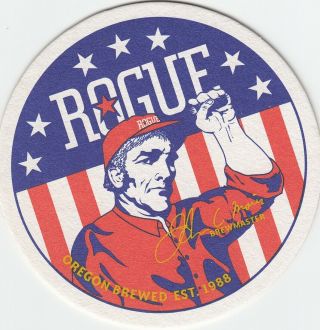 Beer Coasters WA/OR State - Eugene City,  Redmond,  Mt.  Angel,  Rogue (2 diff) 4