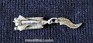 Vintage Kennedy Space Centre Solid Sterling Silver Charm 3