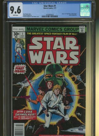 Star Wars 1 Cgc 9.  6 | Marvel 1977 | Part One Of Four Of A Hope Adaptation.
