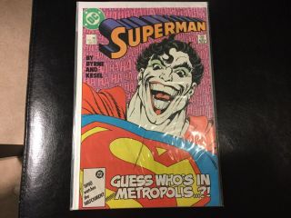 Dc Superman 1987 9 By Byrne & Kesel Nm