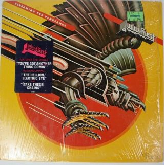Judas Priest Screaming For Vengeance Lp 1982 Vinyl Vg,  /vg,  Heavy Metal Hard Rock