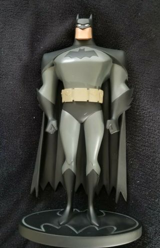 Warner Bros.  Gallery Batman Animated Maquette Statue Wb Store Exclusive W/coa