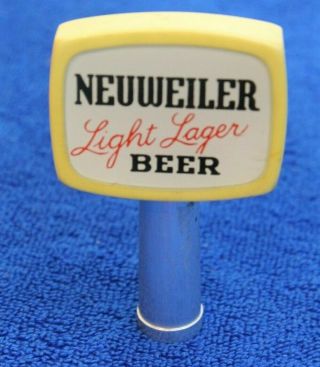Vintage Neuweiler Lager Beer Ball Beer Tap Shift Knob Handle Accessory Auto 5