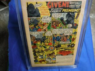 JOURNEY INTO MYSTERY 25 CGC3.  5 FLYING SAUCER ALIEN YELLOW COVER Atlas 7/55 6
