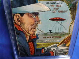 JOURNEY INTO MYSTERY 25 CGC3.  5 FLYING SAUCER ALIEN YELLOW COVER Atlas 7/55 8