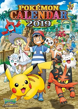 Pokemon Pocket Monster 2019 Calendar With Tracking From Japan