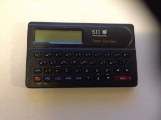 Seiko - Instruments - Wp - 1100 - Sii - Spell - Checker