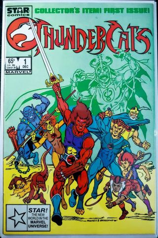 Thundercats 1 Vf/nm 9.  0 Marvel Star Comics 1985 Movie Coming??