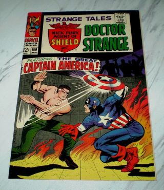 Strange Tales 159 Nm,  9.  6 Unrestored 1967 Marvel Nick Fury Origin