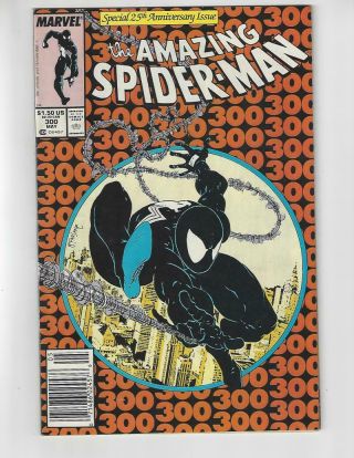 The Spider - Man 300/marvel Comic Book/1st Full Venom/vf,