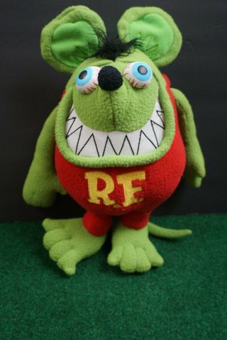 Rat Fink Green Stuffed Plush Toy 12 "