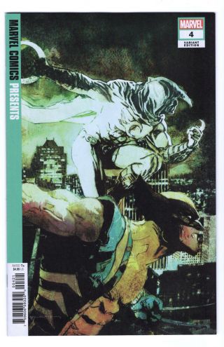 Marvel Comics Presents 4 Bill Sienkiewicz 1:50 Variant Wolverine Moon Knight
