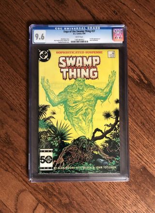 Saga Swamp Thing 37 Cgc 9.  6 Nm,  1985 Alan Moore 1st App John Constantine Key Wp