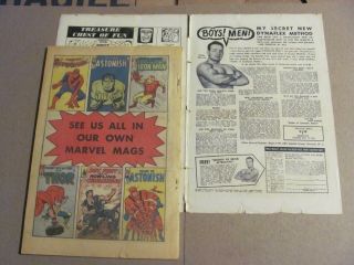 Marvel Tales 1 Marvel Comics 1964 Series reprint Fantasy 15 Hulk 1 5