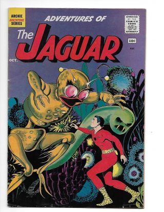 Adventures Of The Jaguar 2 Very Fine - 10/1961