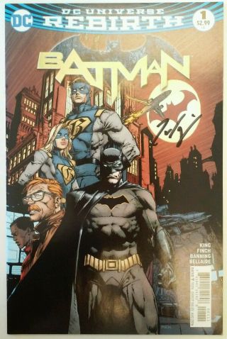 Batman Rebirth 1 Signed By Tom King