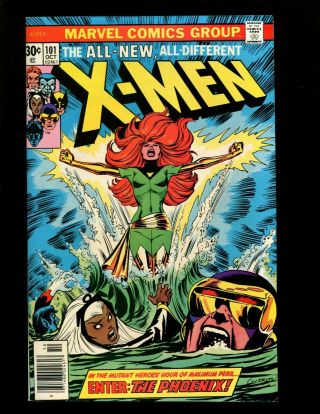 X - Men 101 Vf - Cockrum 1st & Origin Phoenix 1st Full Blacktom Cassidy Juggernaut