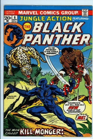 Jungle Action 6 - Black Panther - 1st Killmonger - 6.  0 Fn