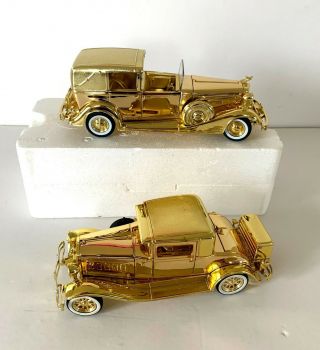 National Motor Museum.  Serie Gold.  1930 Hudson & 1933 Cadillac.  1:32.  Vj - Mm