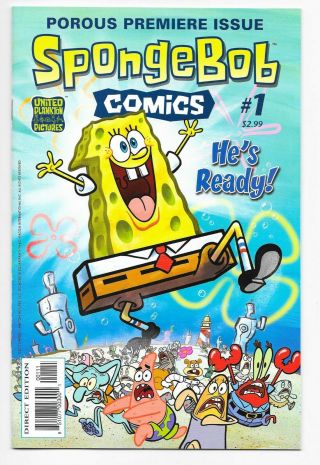 Spongebob Squarepants 1 First Print Unread Nm United Plankton Pics