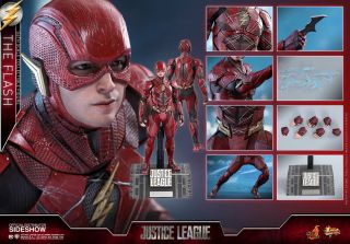 Hot Toys The Flash - Justice League Movie - 1/6 Scale Figure - Ezra Miller