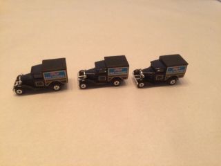 1979 Matchbox Kelloggs Rice Krispies Delivery Truck Model A Ford Car Set Of 3