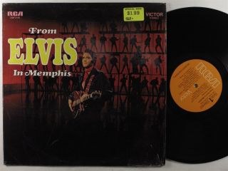 Elvis Presley From Elvis In Memphis Rca Victor Lp Vg,  Shrink