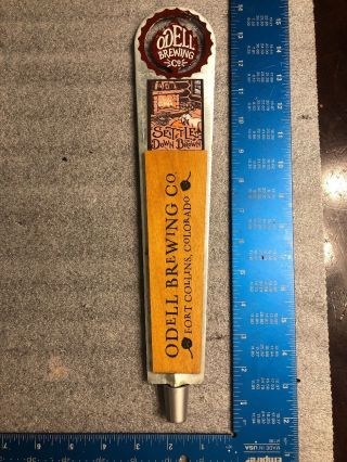 14 Tap Handle Odell Brewing Company Fort Collins Colorado Settle Down Brown