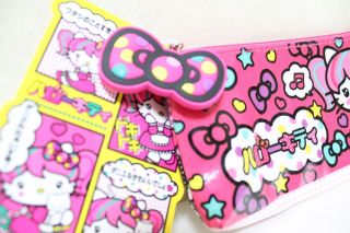 NWT 2014 Sanrio Hello Kitty Japanimation Comic Pink Twin Tail Pen Pouch Case 3