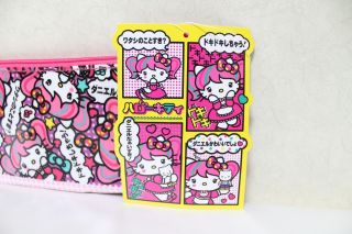 NWT 2014 Sanrio Hello Kitty Japanimation Comic Pink Twin Tail Pen Pouch Case 5